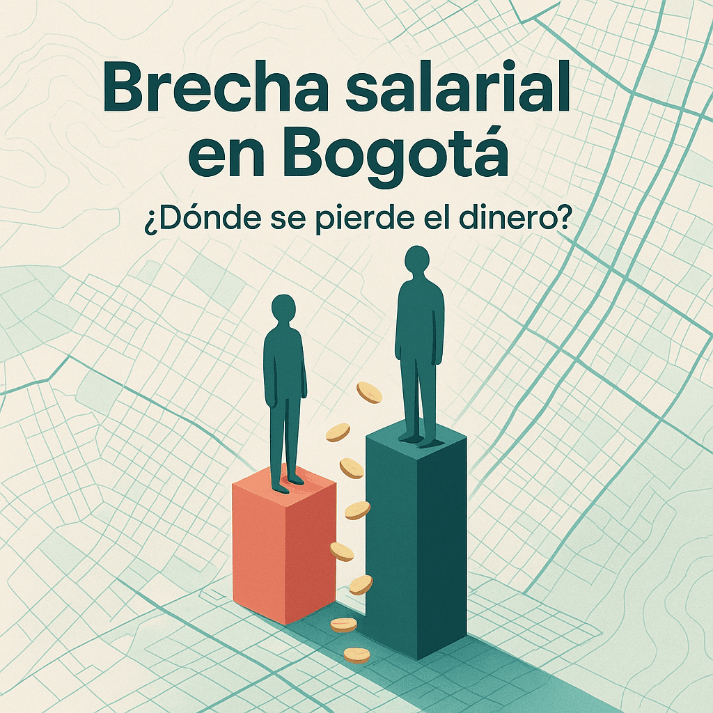 Brecha salarial en Bogotá: dónde se pierde el dinero