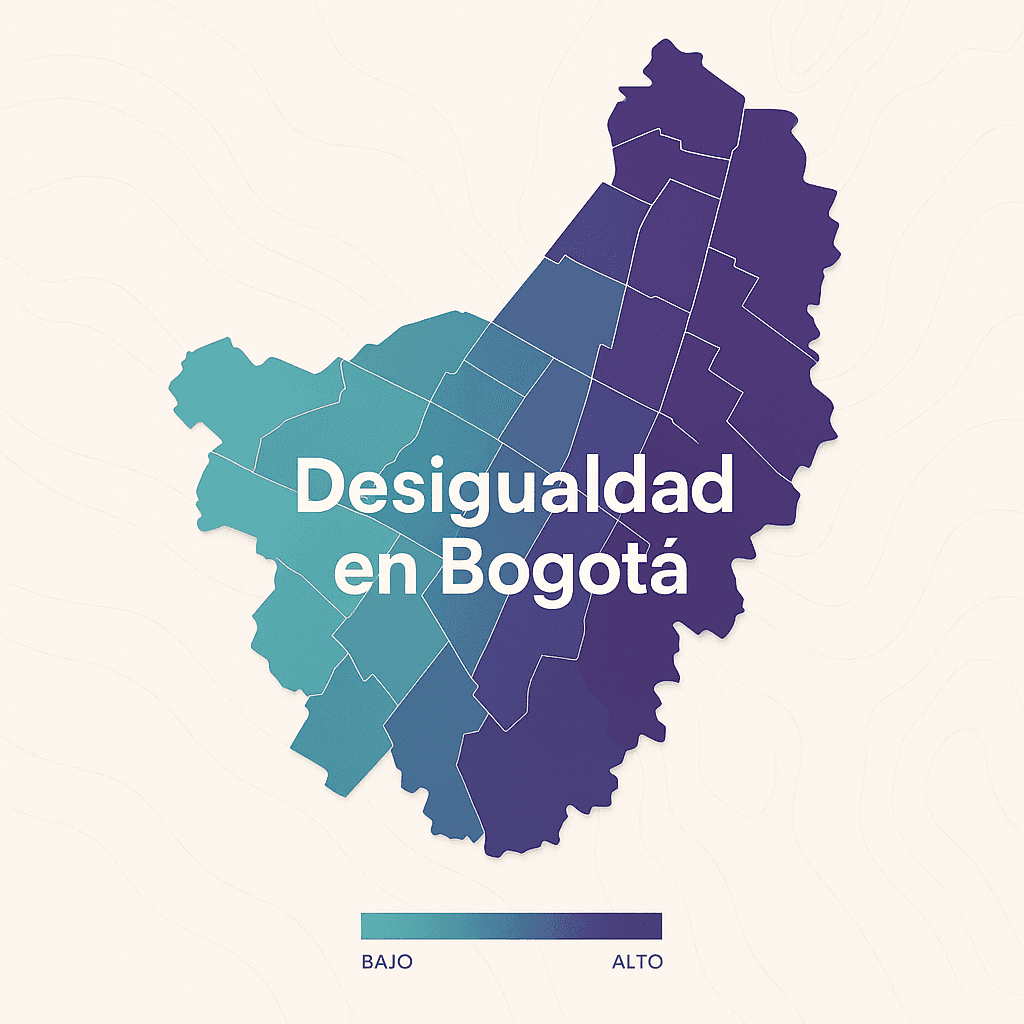 El mapa real de la desigualdad en Bogotá, por localidad - Claudia Romero