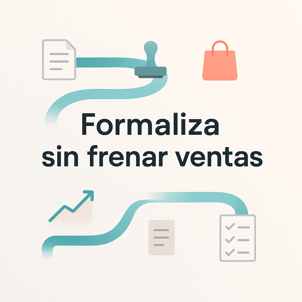 La ruta corta para formalizar negocios sin matar ventas