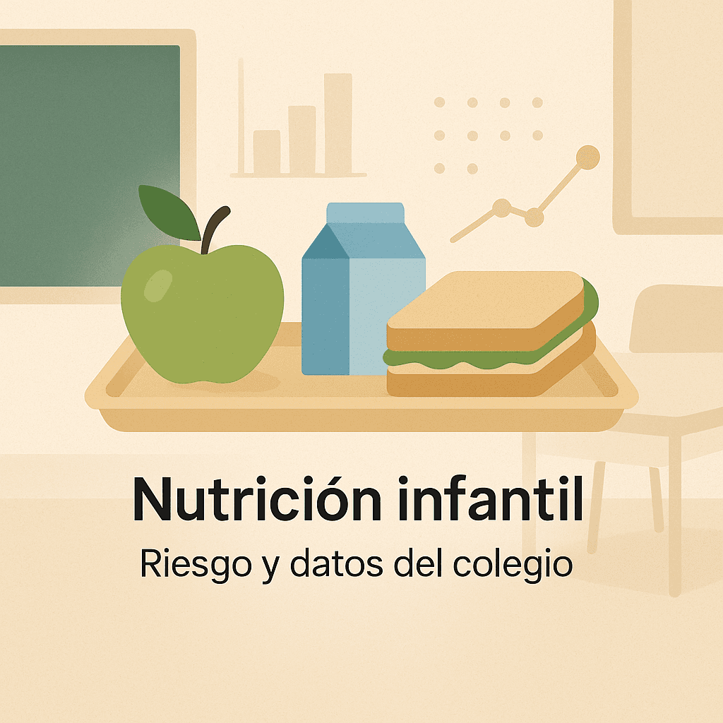 Nutrición infantil: cómo detectar riesgo con datos del colegio